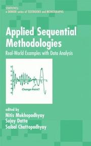Cover of Applied sequential methodologies by Nitis Mukhopadhyay