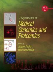 Front cover of Encyclopedia of medical genomics and proteomics by Jurgen Fuchs