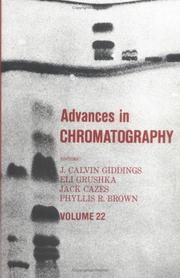 Cover of Advances in Chromatography, Volume 22 by J. Calvin Giddings