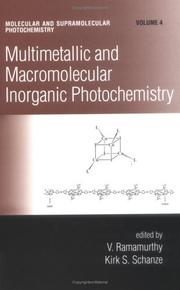 Front cover of Multimetallic and macromolecular inorganic photochemistry by V. Ramamurthy