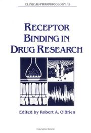 Cover of Receptor binding in drug research by A. O'Brien