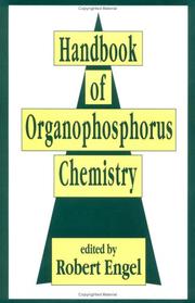 Cover of Handbook of organophosphorus chemistry by Robert Engel