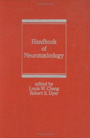 Front cover of Handbook of neurotoxicology by Louis W. Chang