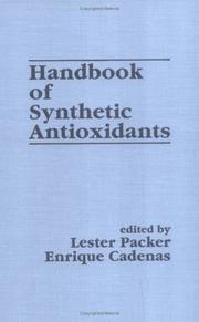 Front cover of Handbook of synthetic antioxidants by Lester Packer