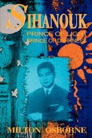 Cover of Sihanouk by Milton E. Osborne