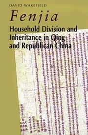 Cover of Fenjia by David Wakefield