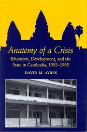 Front cover of Anatomy of a Crisis by David M. Ayres