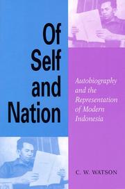 Front cover of Of self and nation by C. W. Watson