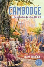 Cover of Cambodge by Penny Edwards