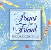 Front cover of Poems for a friend by Elizabeth Bonner Kea