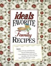 Front cover of Ideals Favorite Family Recipes by Peggy Schaefer