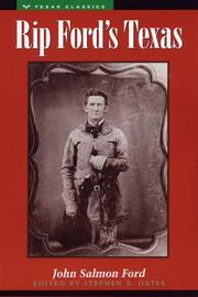Cover of Rip Ford's Texas by John Salmon Ford