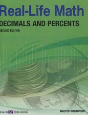 Front cover of Real Life Math Decimals/Percents by Walter Sherwood