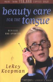 Cover of Beauty Care for the Tongue by LeRoy Koopman