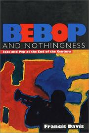 Cover of Bebop & Nothingness by Francis Davis