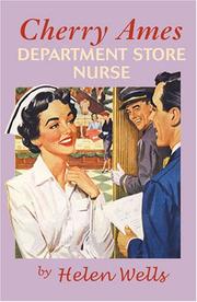 Front cover of Cherry Ames, department store nurse by Helen Wells
