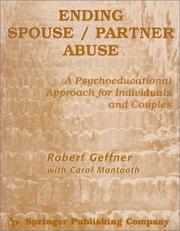 Cover of Ending spouse/partner abuse by Robert Geffner