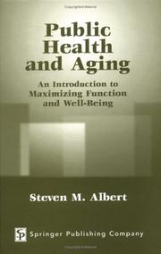 Front cover of Public health and aging by Steven M. Albert