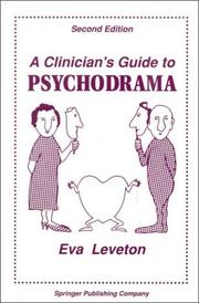 Front cover of Clinician's Guide to Psychodrama by Eva Leveton