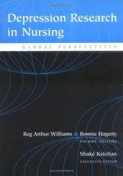 Front cover of Depression Research in Nursing by Bonnie Kawczak Hagerty