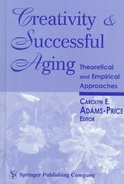 Front cover of Creativity and Successful Aging by Carolyn E., Ph.D. Adams-Price
