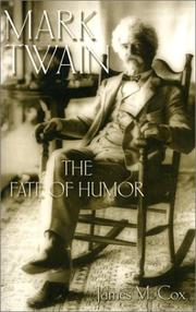 Cover of Mark Twain by James M. Cox