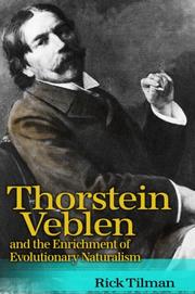 Cover of Thorstein Veblen and the enrichment of evolutionary naturalism by Rick Tilman
