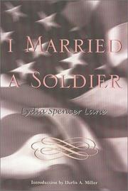Front cover of I married a soldier by Lydia Spencer Lane