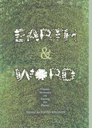 Cover of Earth and Word by David Rhoads