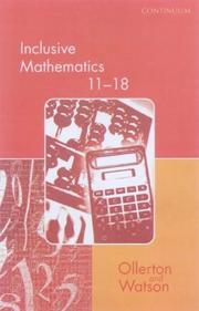 Front cover of Inclusive Mathematics 11-18 by Mike Ollerton