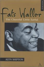 Cover of Fats Waller by Alyn Shipton