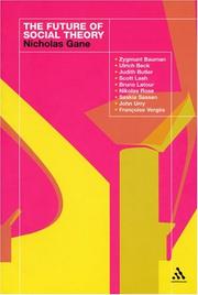 Front cover of The future of social theory by Nicholas Gane