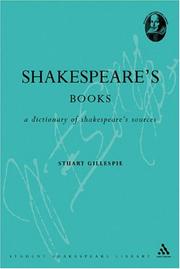Cover of Shakespeare's Books by Stuart Gillespie