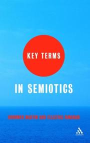 Front cover of KEY TERMS IN SEMIOTICS by BRONWEN MARTIN
