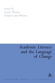 Front cover of Academic Literacy And the Languages of Change by Ermien Van Pletzen