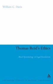 Cover of THOMAS REID'S ETHICS: MORAL EPISTEMOLOGY ON LEGAL FOUNDATIONS by WILLIAM C. DAVIS