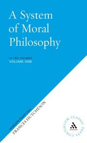 Cover of A System of Moral Philosophy (Continuum Classic Texts) by Francis Hutcheson