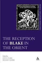 Cover of The reception of Blake in the Orient by Clark, S. H.