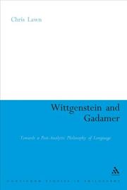 Front cover of Wittgenstein And Gadamer by Chris Lawn