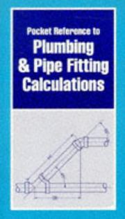 Front cover of Pocket reference to plumbing and pipefitting calculations by James Sullivan - undifferentiated