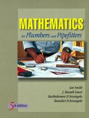 Cover of Mathematics for plumbers and pipe fitters by Smith, Lee
