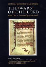 Cover of The wars of the Lord by Levi ben Gershom