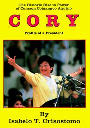 Cover of Cory by Isabelo T. Crisostomo