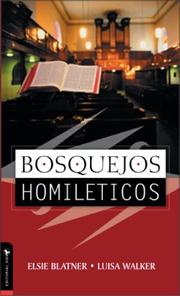 Front cover of Bosquejos homiléticos by Elsie F. Blattner