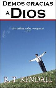 Front cover of Demos Gracias a Dios by Mr. R.T. Kendall