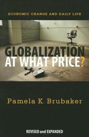 Front cover of Globalization at What Price? by Pamela Brubaker