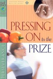 Front cover of Pressing On To The Prize (First Place Bible Study) by Unknown