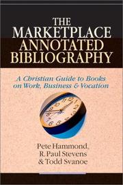 Front cover of The marketplace annotated bibliography by Pete Hammond
