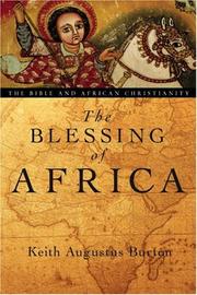 Cover of The blessing of Africa by Keith Augustus Burton