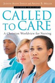 Front cover of Called to care by Judith Allen Shelly